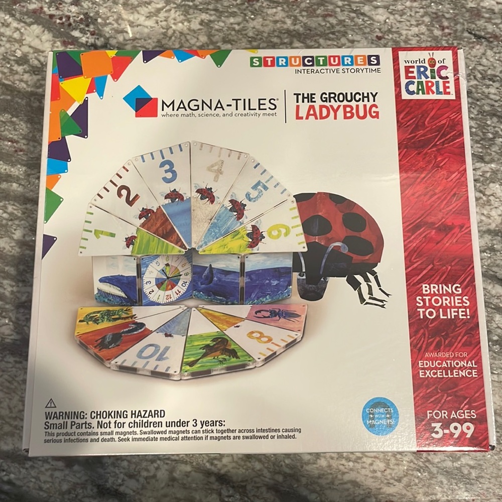 The Grouchy Caterpillar Magna Tiles